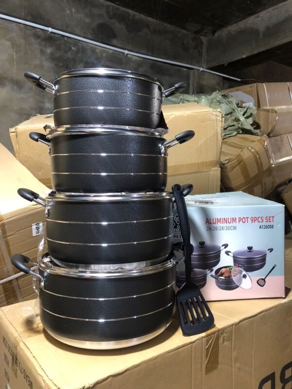 9pcs Aluminum Pot Set
