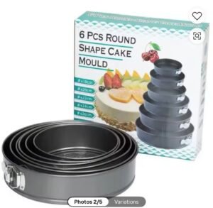 Screenshot 6pcs Round Cake Mould