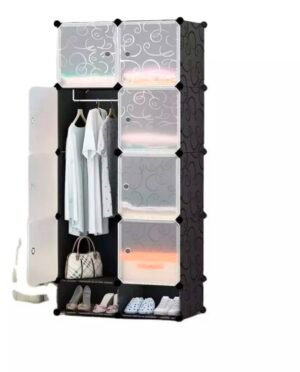 8 Cubes Plastic Wardrobe