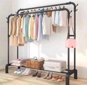 Double Pole Cloth Rack
